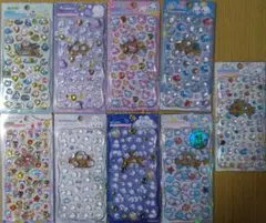 【シール】ジュエルプチドロップ あわわちゃん含む9枚セット 正規品