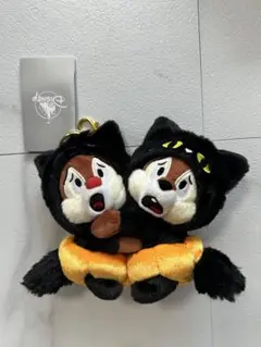 ディズニーストア　ハロウィン　チップデール　キーチェーン　チップ　デール　①