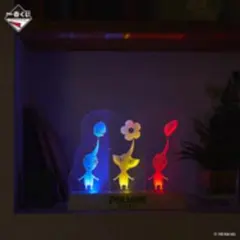 一番くじ ピクミン A賞 三色ピクミンのアクリルライトのサムネイル