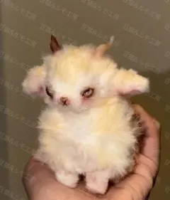 小さなひつじ ぬいぐるみ ワイヤー入り ハンドメイド
