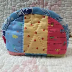 感謝価格　SALE パッチワーク　16cmファスナーポーチ　人気　ハンドメイド 感謝価格 SALE パッチワーク 16cmファスナーポーチ 人気