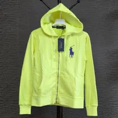【新品未使用・タグ付】ポロ ラルフローレン パーカー イエロー ビッグポニー L