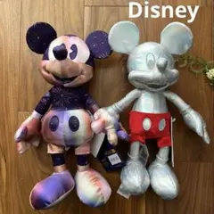 Disney ミッキーマウス　ぬいぐるみ　2体セット　タグ付き
