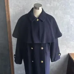 古着　ヴィンテージ レトロ　大きな襟　コート　used ビンテージ　希少