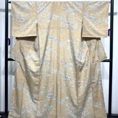T233⭐️洗える着物　小紋　着物　袷　逸品のサムネイル