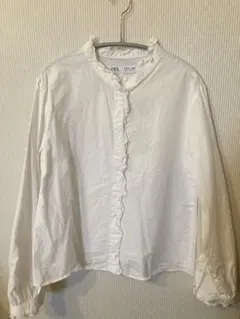 ZARA ホワイト長袖シャツ size 13-14