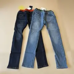 BREEZE 男の子　デニム　長ズボン　ストレッチ　140 2点セット