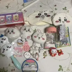 ちいかわ グッズまとめ ラストワン賞 ラグマット のれん ティッシュ 