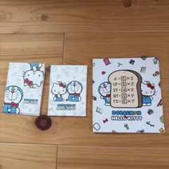 ドラえもん　キティ　　封筒　付箋