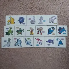 ポケモンパン デコキャラシール212弾 17枚セット