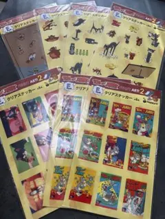 トムとジェリー クリアステッカー 7枚セット