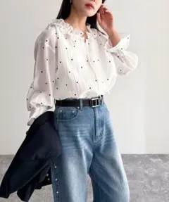 fa.er.ie little strawberry lace top ミント - メルカリ