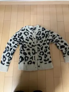 チャオパニックkid's ヒョウ柄カーディガン XXL（140〜150)