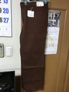 ユニクロJW ANDERSON ダークオレンジストレートジーンズ丈長42 未使用