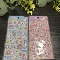 新品未開封！ユニコーンシールセット 2色