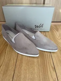 ORiental Traffic スエードスリッポン グレージュ　サイズ37