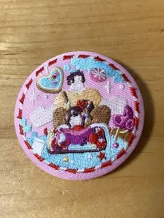 Disney 刺繍缶バッジ シュガーラッシュ