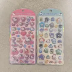 【正規品】コットンパフィシール　キティ　はぴだん