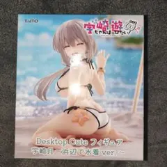 宇崎ちゃんは遊びたい!ω Desktop Cute 宇崎月 浜辺で水着ver.