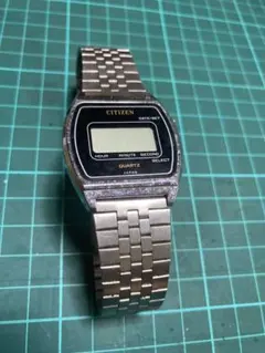 CITIZEN デジタル腕時計 ステンレス　ビンテージ　日本製