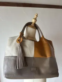 IBIZA タッセル付き トートバッグ　ハンドバッグ　美品