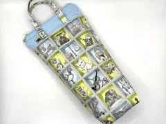 保冷保温ペットボトルカバー ユキエモン ストラップ付 ハンドメイド