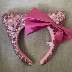 USJ ハローキティ　カチューシャ　スパンコール　ピンク