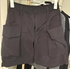 ユニクロU パラシュートカーゴショーツ　S ブラック