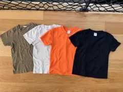 ユナイテッドアスレ Tシャツ4枚セット（オリーブ、オレンジ、ブラック、ベージュ）