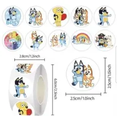 Bluey ブルーイ シール切り売り 100枚