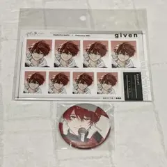 佐藤真冬 ギヴン ギヴン展 缶バッジ 証明写真 ブロマイド
