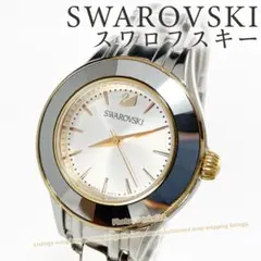 電池交換済 SWAROVSKI スワロフスキー 腕時計 クォーツ 稼働 付属品有のサムネイル