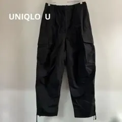 【新品、未使用品】UNIQLO U カーゴパンツ ブラック Sサイズのサムネイル