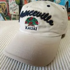 ♥早い物勝ち♥希少♥Princeville Kauai 刺繍キャップ ベージュ♥