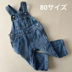 GAP babyGap ウォッシュウェルデニム オーバーオール80 12-18m