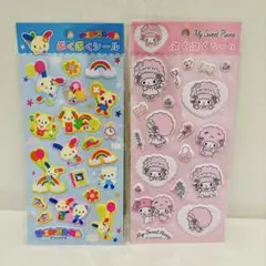 ぷくぷくシール　ウサハナ　マイスウィートピアノ　 サンリオ マイメロディ