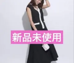 新品未使用　ジャスグリッティ　ジレ　ベスト　ネイビー　秋服　S M 38 紺色