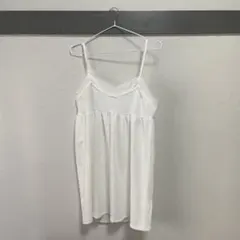 キャミワンピース レース 白のサムネイル