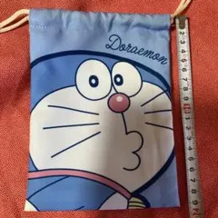 ドラえもん 巾着 約１９cm x 14cm