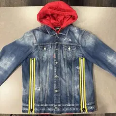 DSQUARED2 ディースクエアードデニムジャケット フード付 サイズ50のサムネイル