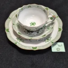 洋食器 ドイツ リンドナー コーヒーカップ ソーサー トリオ ペアセット