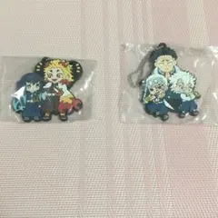 【2点セット】鬼滅の刃　ラバーマスコット　バディコレ