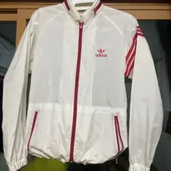 adidas ウィンドブレーカー ホワイト