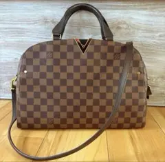 【美品】LOUIS VUITTON ダミエ ケンジントン 2WAY ハンドバッグ