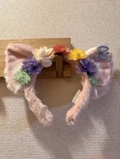 リーナベル 耳付きカチューシャ 花柄 ディズニー