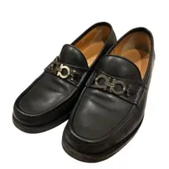 salvatore ferragamo ビットローファー　ガンチーニ　ブラック