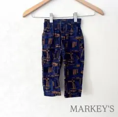MARKEY'S ネイビーとブラウンのパンツ 80㎝