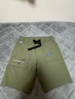 ムーンフェイス ウーブンショーツ　カーキー