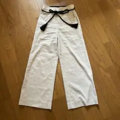 ゴム ワイドパンツ