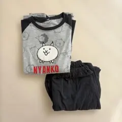 にゃんこ大戦争　長袖パジャマ